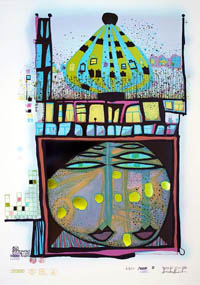 Hundertwasser - Homo Humus Come Va - 10,002 Nights - 06870